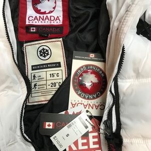 Womens long puffer -Canada weathergear